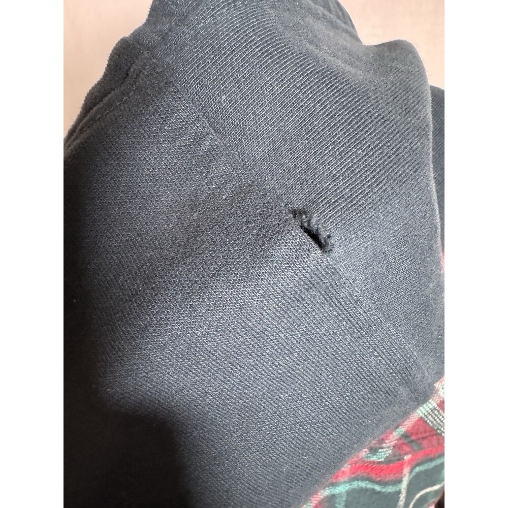 Columbia Red and Green Plaid Hooded Button Down Flannel Top Small Gorpcore - Picture 6 of 8